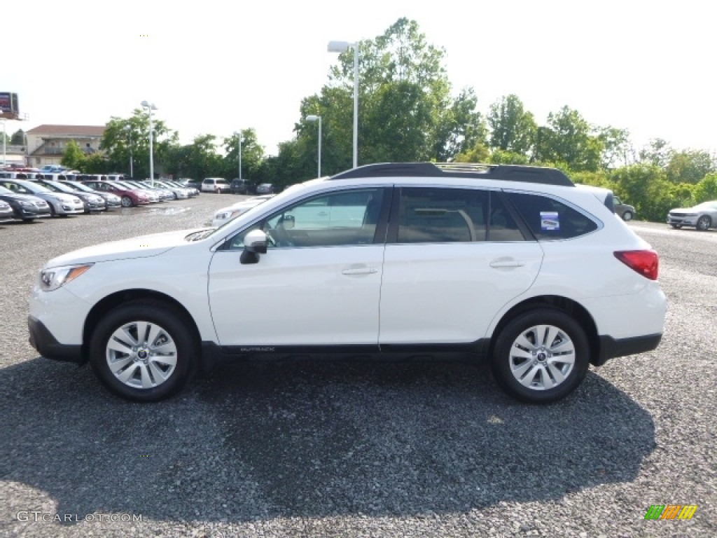 2016 Outback 2.5i Premium - Crystal White Pearl / Slate Black photo #10