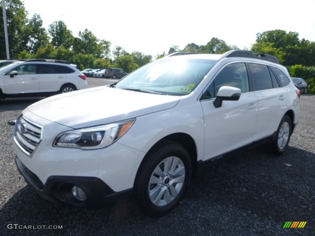 2016 Outback 2.5i Premium - Crystal White Pearl / Slate Black photo #11