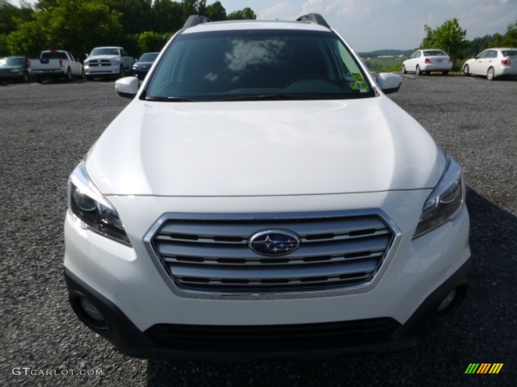 2016 Outback 2.5i Premium - Crystal White Pearl / Slate Black photo #12
