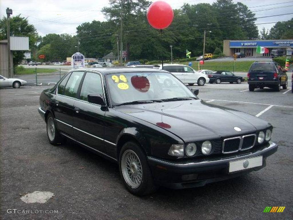 1994 7 Series 740i Sedan - Jet Black / Beige photo #2