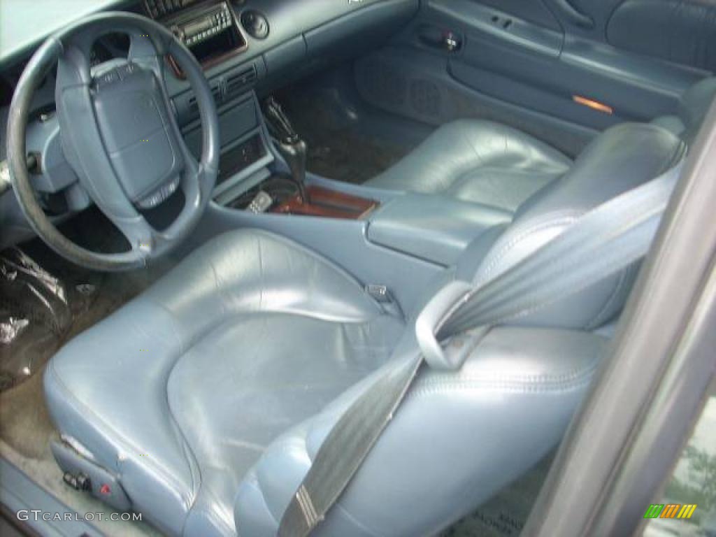 1996 Riviera Supercharged Coupe - Bright White / Adriatic Blue photo #7