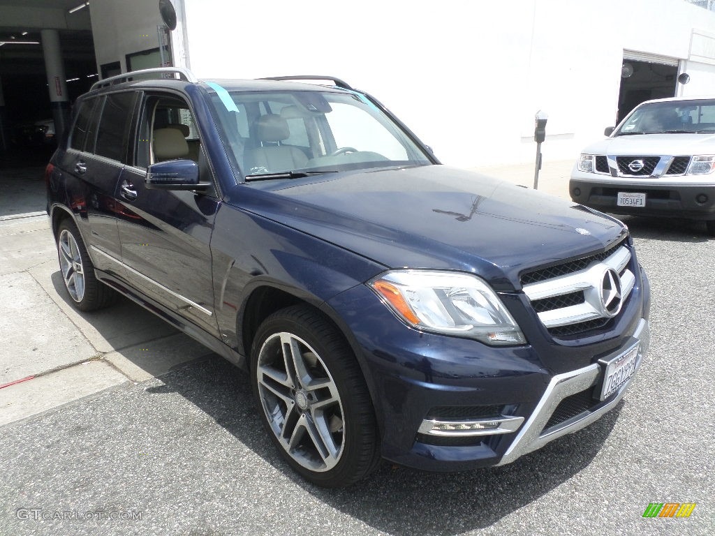 2014 GLK 350 - Lunar Blue Metallic / Almond Beige/Mocha photo #1