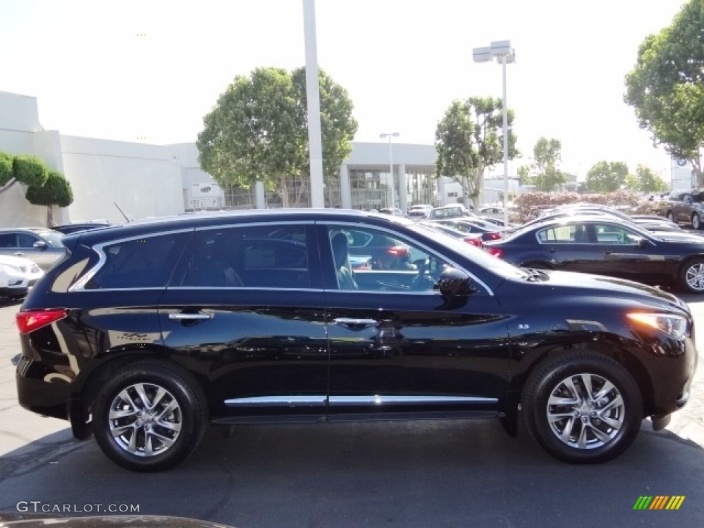 2015 QX60 3.5 AWD - Black Obsidian / Graphite photo #7