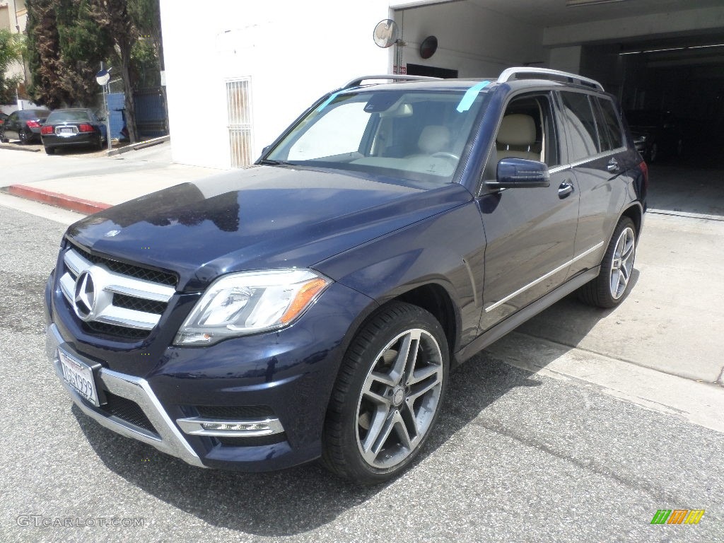 2014 GLK 350 - Lunar Blue Metallic / Almond Beige/Mocha photo #5