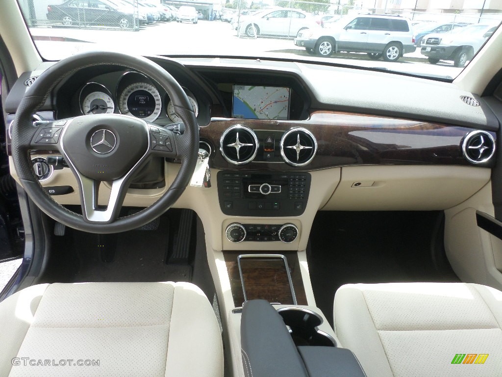 2014 GLK 350 - Lunar Blue Metallic / Almond Beige/Mocha photo #21