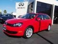 Tornado Red 2013 Volkswagen Jetta TDI SportWagen