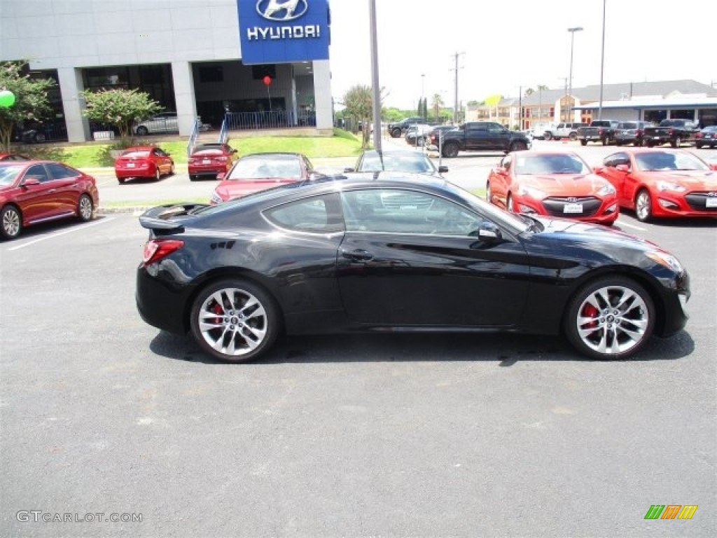 2016 Genesis Coupe 3.8 R-Spec - Caspian Black / Black photo #3