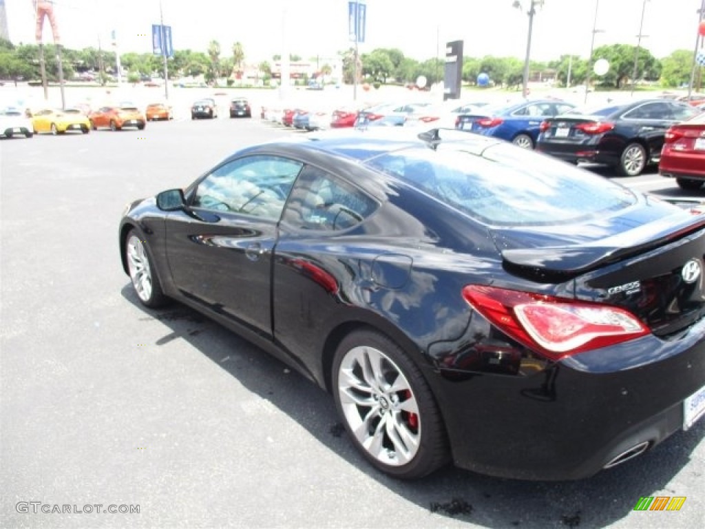 2016 Genesis Coupe 3.8 R-Spec - Caspian Black / Black photo #6