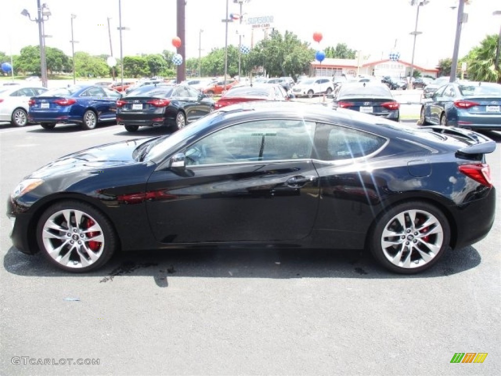 2016 Genesis Coupe 3.8 R-Spec - Caspian Black / Black photo #7