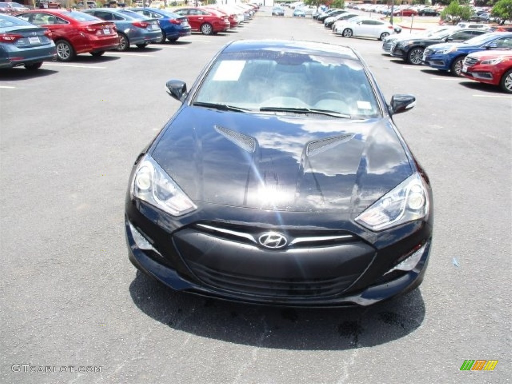 2016 Genesis Coupe 3.8 R-Spec - Caspian Black / Black photo #9