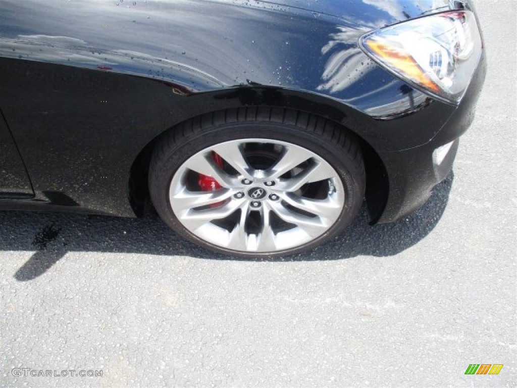 2016 Genesis Coupe 3.8 R-Spec - Caspian Black / Black photo #10