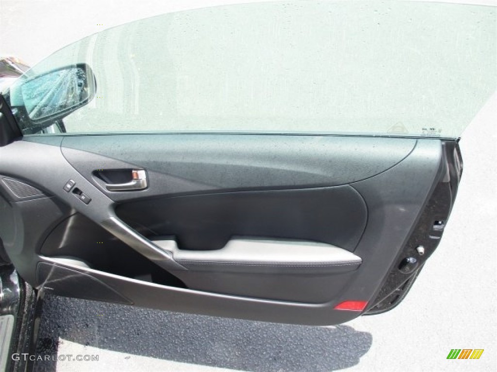 2016 Genesis Coupe 3.8 R-Spec - Caspian Black / Black photo #11