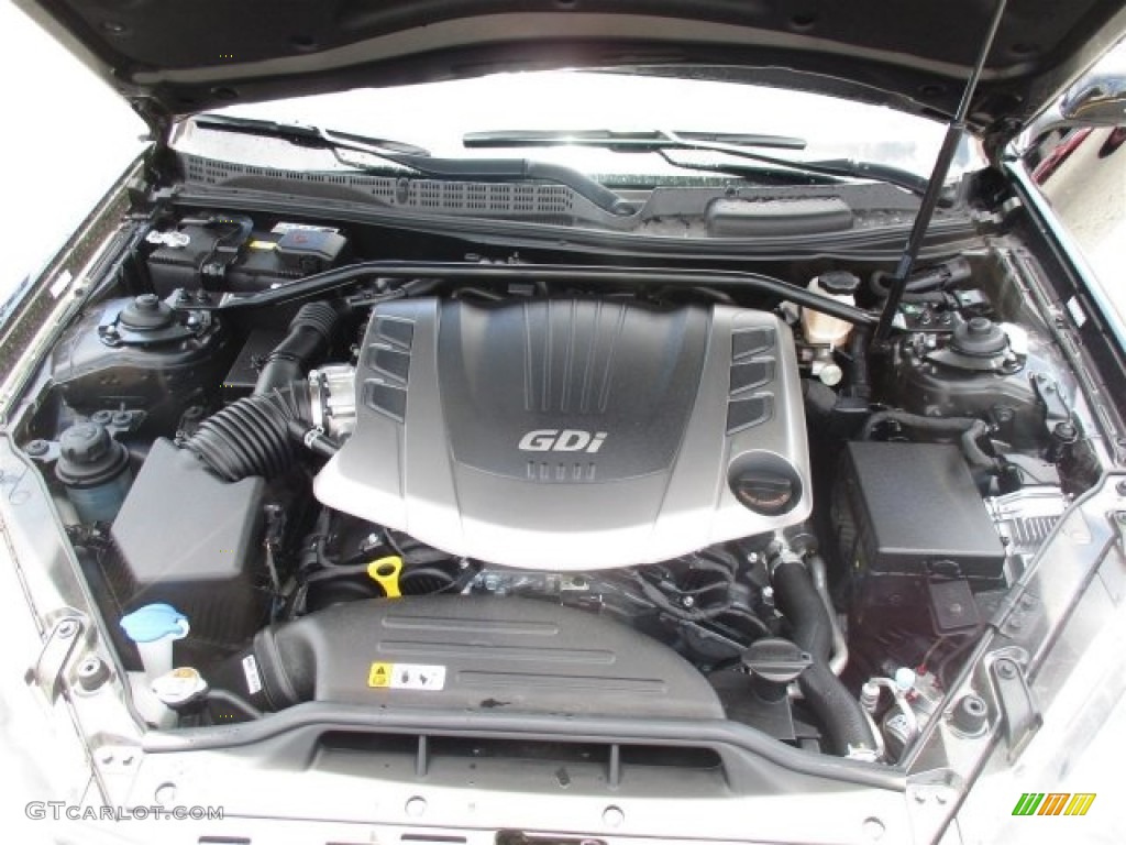 2016 Genesis Coupe 3.8 R-Spec - Caspian Black / Black photo #17
