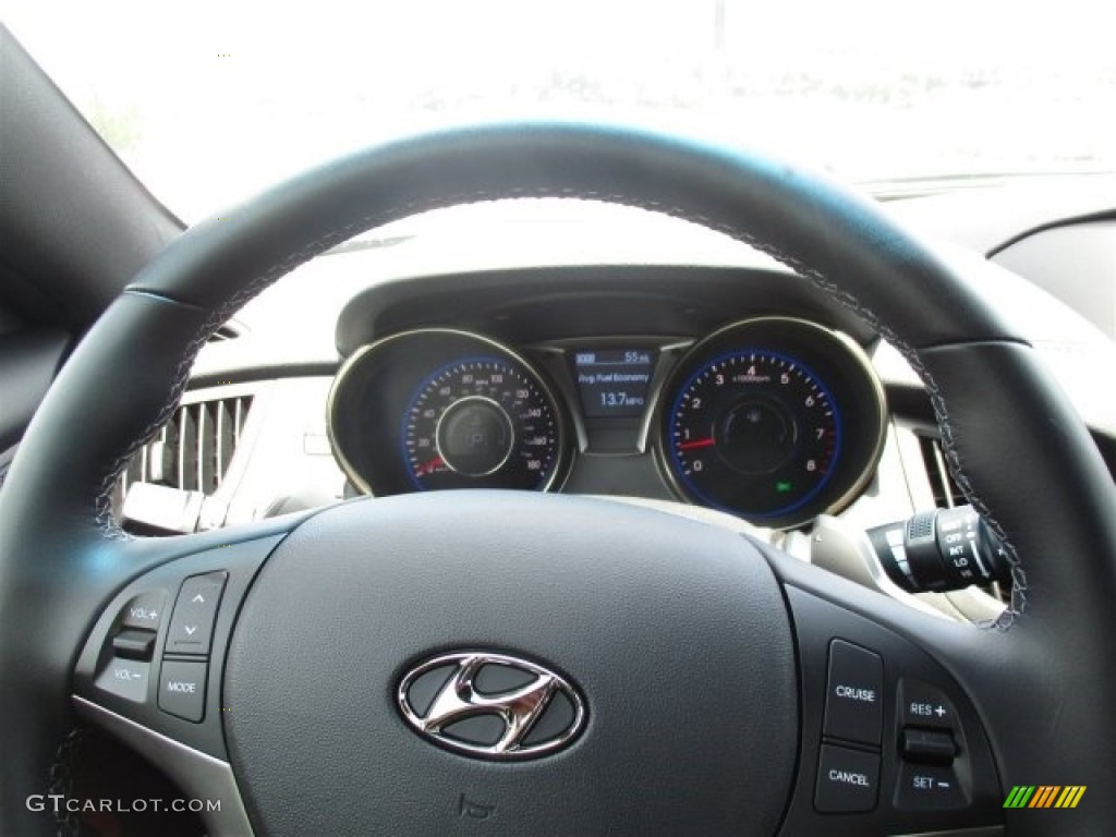 2016 Genesis Coupe 3.8 R-Spec - Caspian Black / Black photo #18