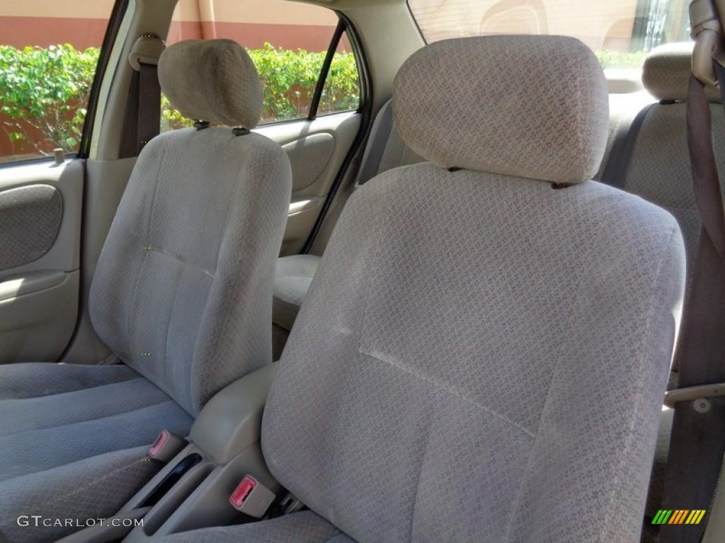 1999 Corolla CE - Satin Black Metallic / Pebble Beige photo #6