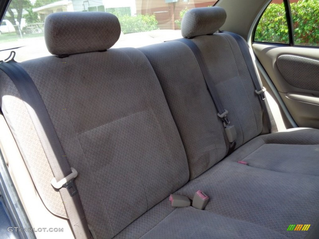 1999 Corolla CE - Satin Black Metallic / Pebble Beige photo #16