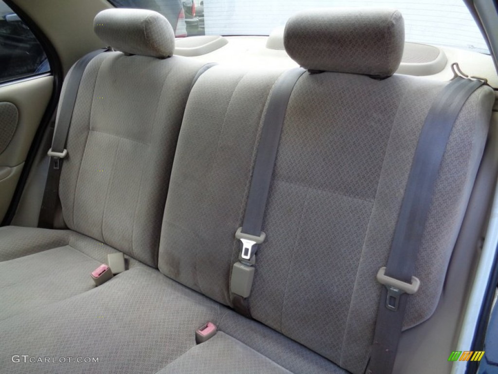 1999 Corolla CE - Satin Black Metallic / Pebble Beige photo #29