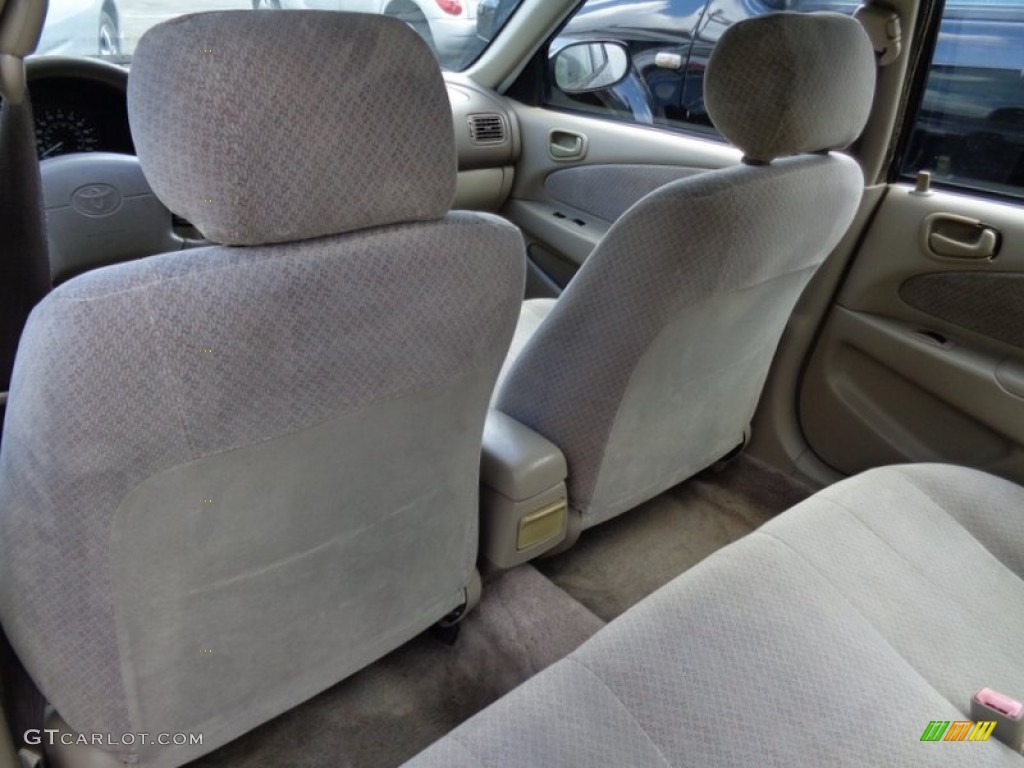 1999 Corolla CE - Satin Black Metallic / Pebble Beige photo #39