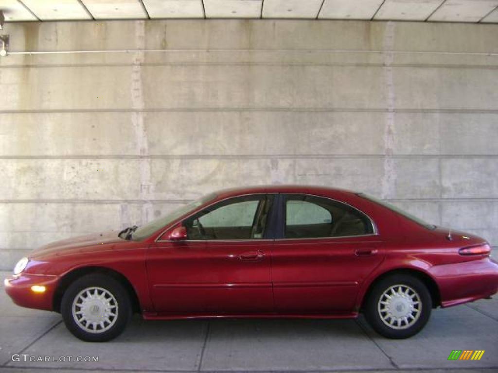1997 Sable GS Sedan - Toreador Red Metallic / Saddle photo #7
