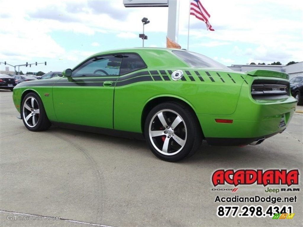 2011 Challenger SRT8 392 - Green with Envy / Dark Slate Gray photo #5