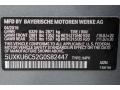 A52: Space Gray Metallic 2016 BMW X6 xDrive50i Color Code