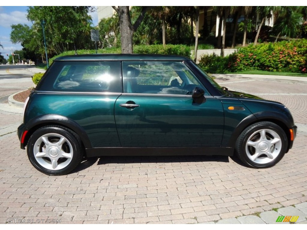 2002 Cooper Hardtop - British Racing Green Metallic / Emerald Green photo #5