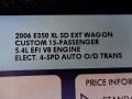 Oxford White - E Series Van E350 XL 15 Passenger Photo No. 50