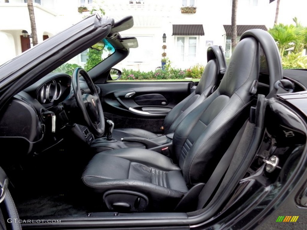 Black Interior 2002 Porsche Boxster S Photo #113992335