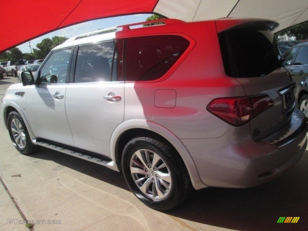 2015 QX80 Limited AWD - Liquid Platinum / Graphite photo #13