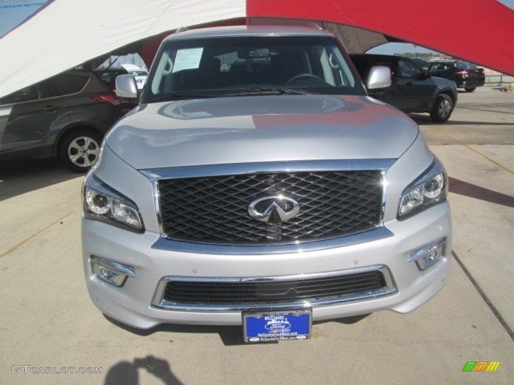 2015 QX80 Limited AWD - Liquid Platinum / Graphite photo #21