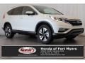 2016 White Diamond Pearl Honda CR-V Touring  photo #1