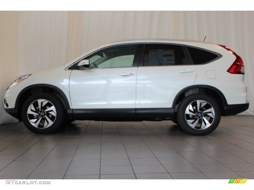 2016 CR-V Touring - White Diamond Pearl / Beige photo #5