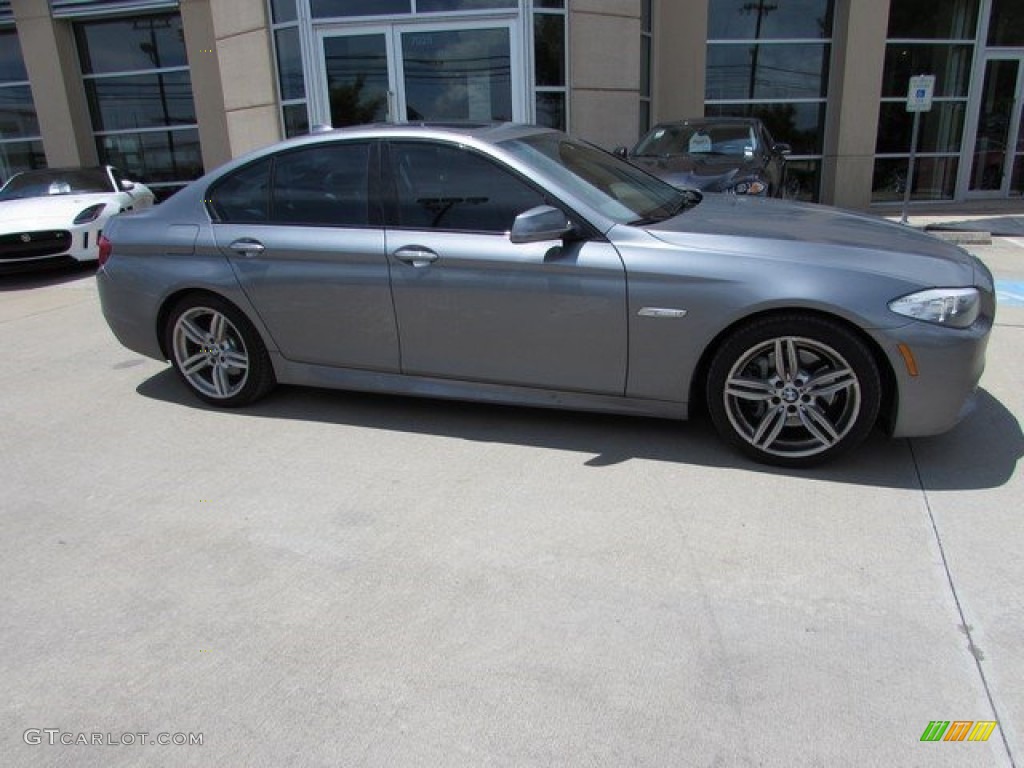 2012 5 Series 535i Sedan - Space Gray Metallic / Everest Gray photo #1