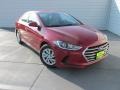 2017 Red Hyundai Elantra SE  photo #2