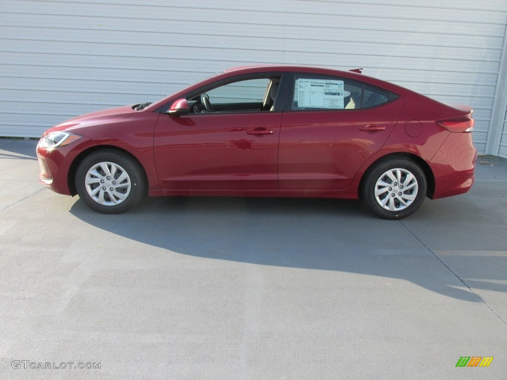2017 Elantra SE - Red / Gray photo #6
