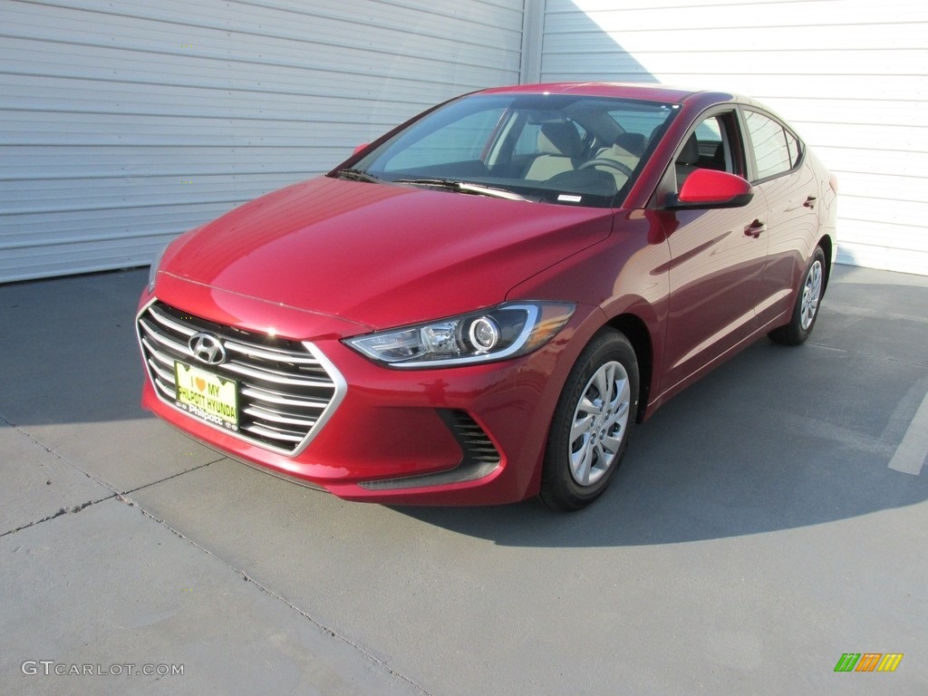 2017 Elantra SE - Red / Gray photo #7