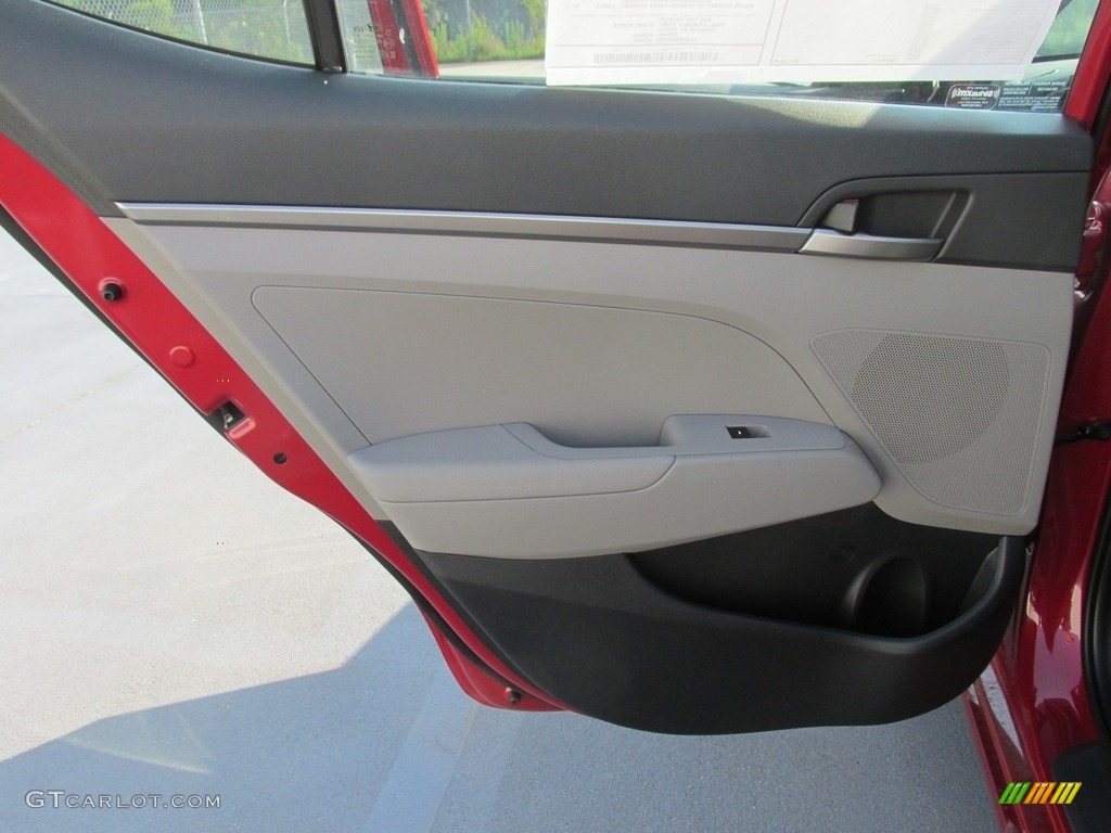 2017 Elantra SE - Red / Gray photo #17