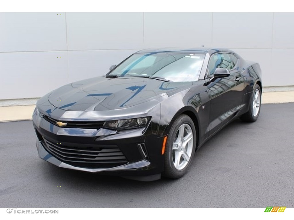 Black 2016 Chevrolet Camaro LT Coupe Exterior Photo #114000274
