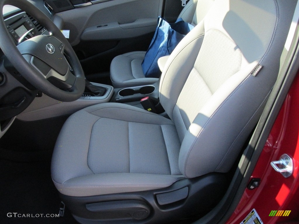 2017 Elantra SE - Red / Gray photo #21