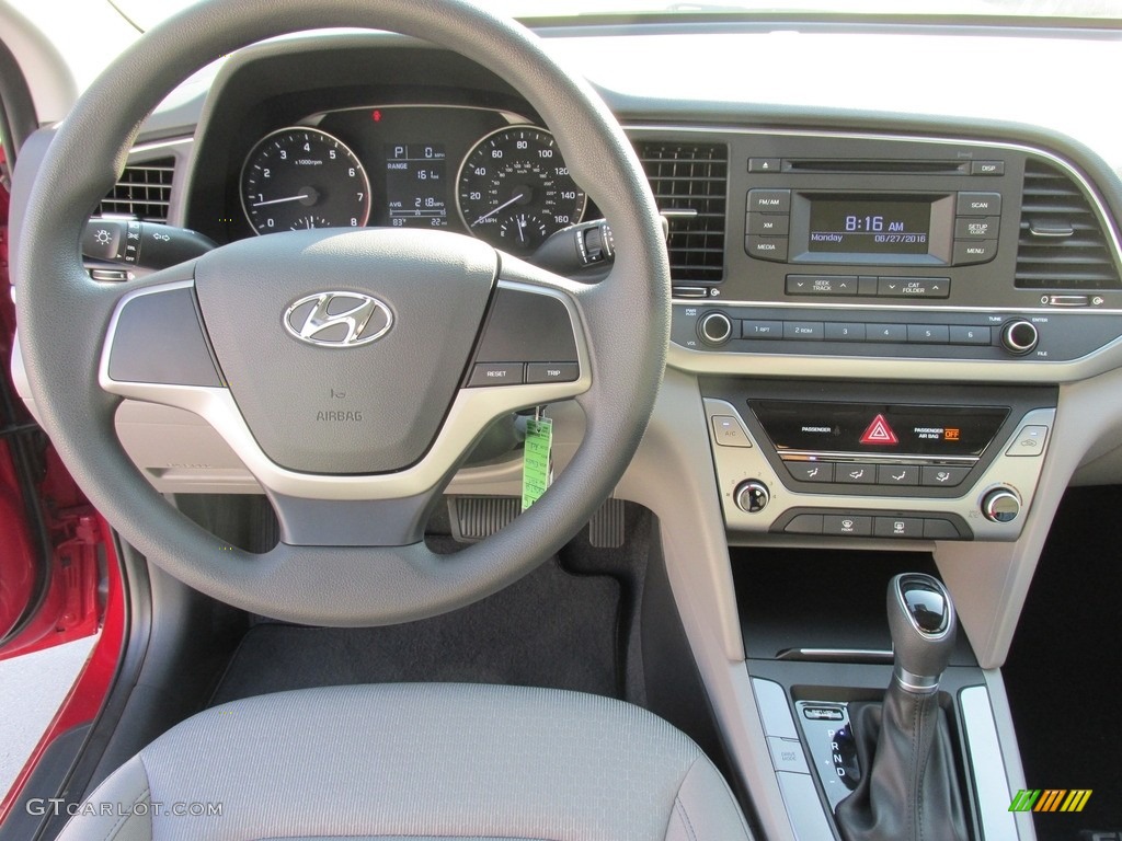 2017 Elantra SE - Red / Gray photo #23