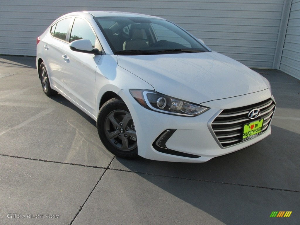 2017 Elantra Eco - White / Gray photo #2