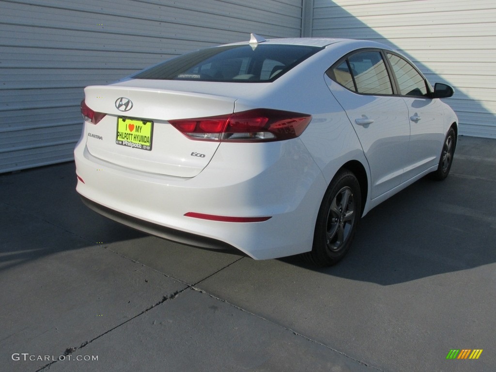 2017 Elantra Eco - White / Gray photo #4