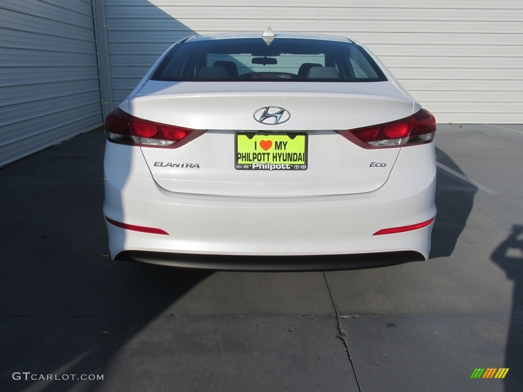 2017 Elantra Eco - White / Gray photo #5