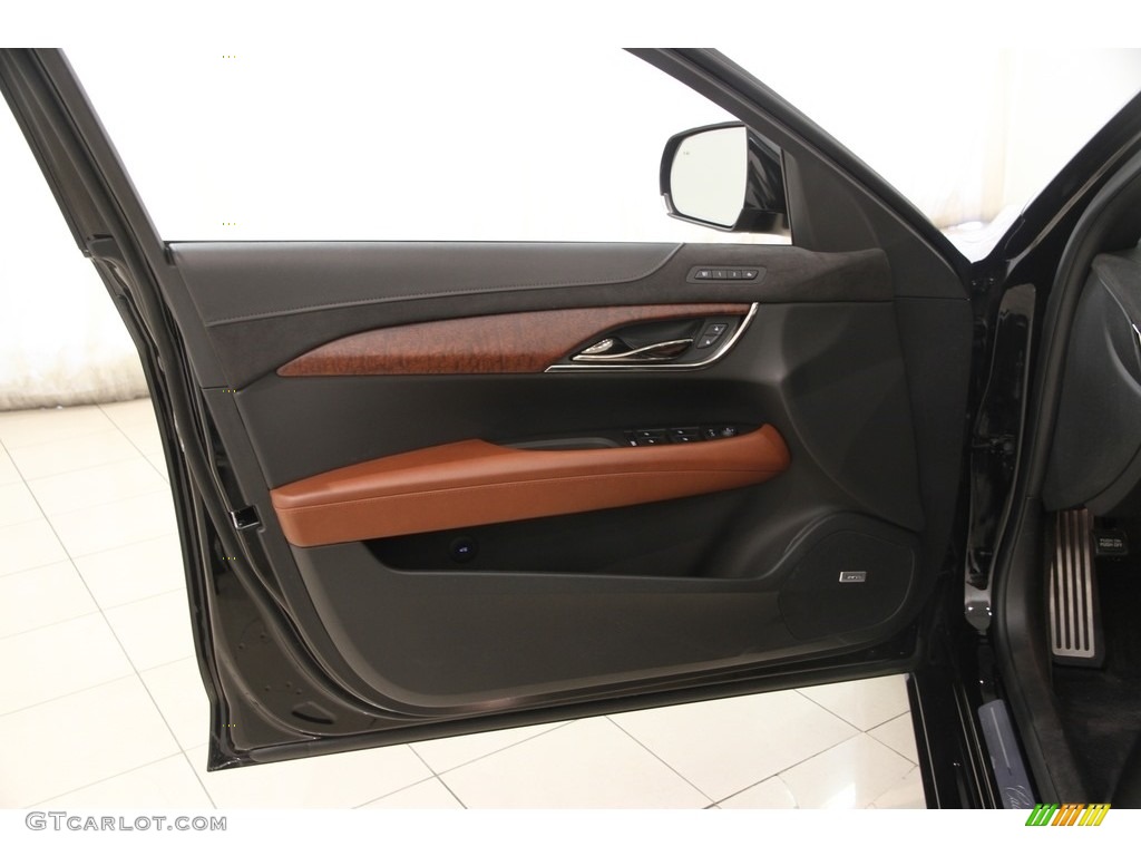 2016 Cadillac ATS 2.0T Luxury AWD Sedan Kona Brown Door Panel Photo #114001015