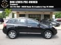 2012 Super Black Nissan Rogue S AWD  photo #1