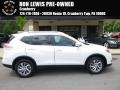 2014 Moonlight White Nissan Rogue SL AWD  photo #1