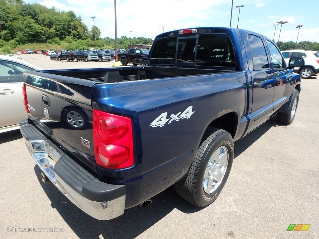 2005 Dakota SLT Quad Cab 4x4 - Atlantic Blue Pearl / Medium Slate Gray photo #4