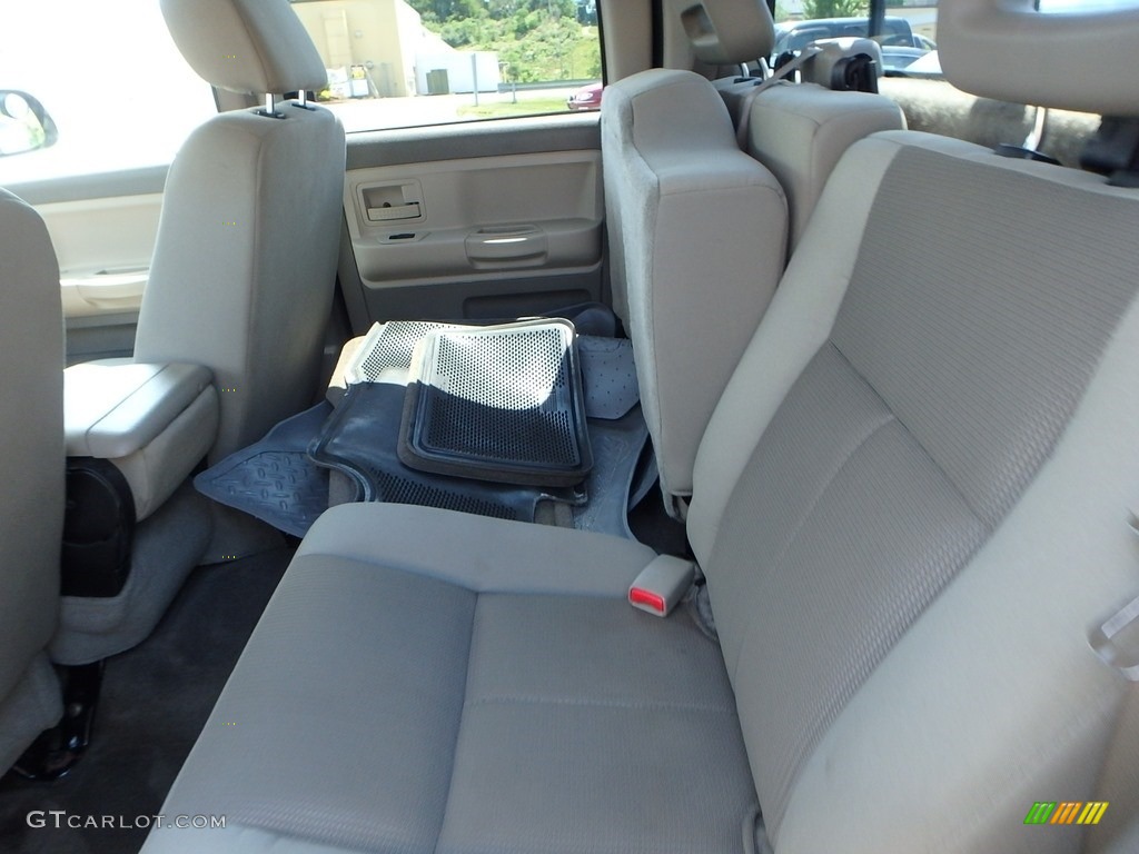 2005 Dakota SLT Quad Cab 4x4 - Atlantic Blue Pearl / Medium Slate Gray photo #9