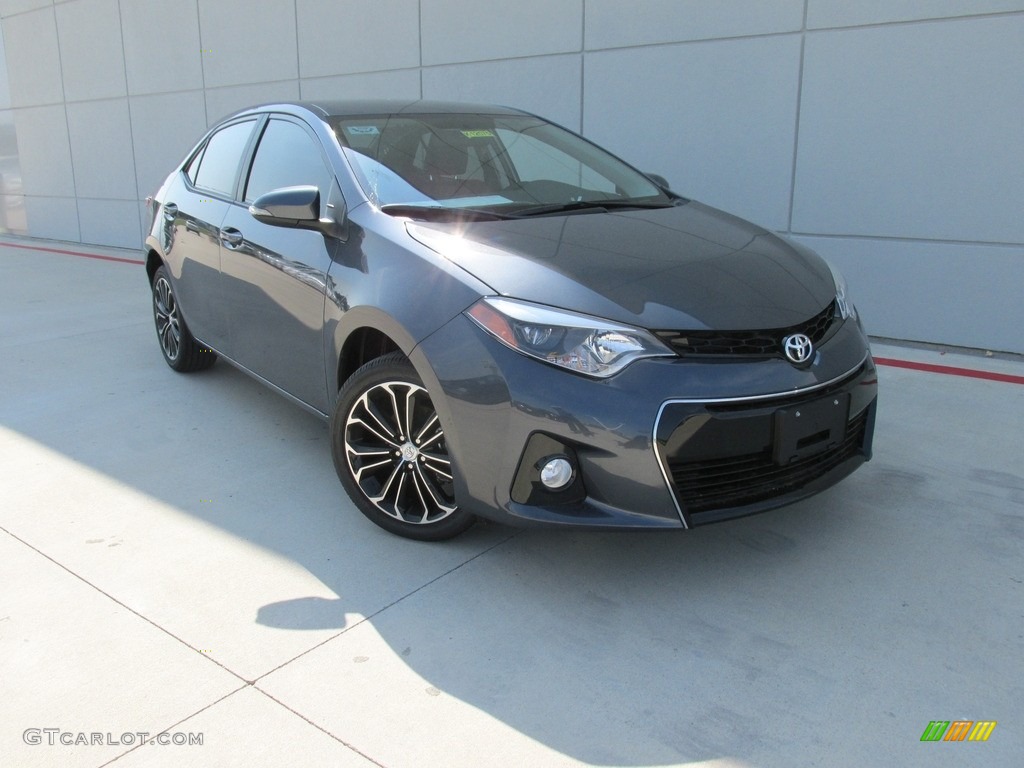 2016 Corolla S Plus - Slate Metallic / Black photo #2