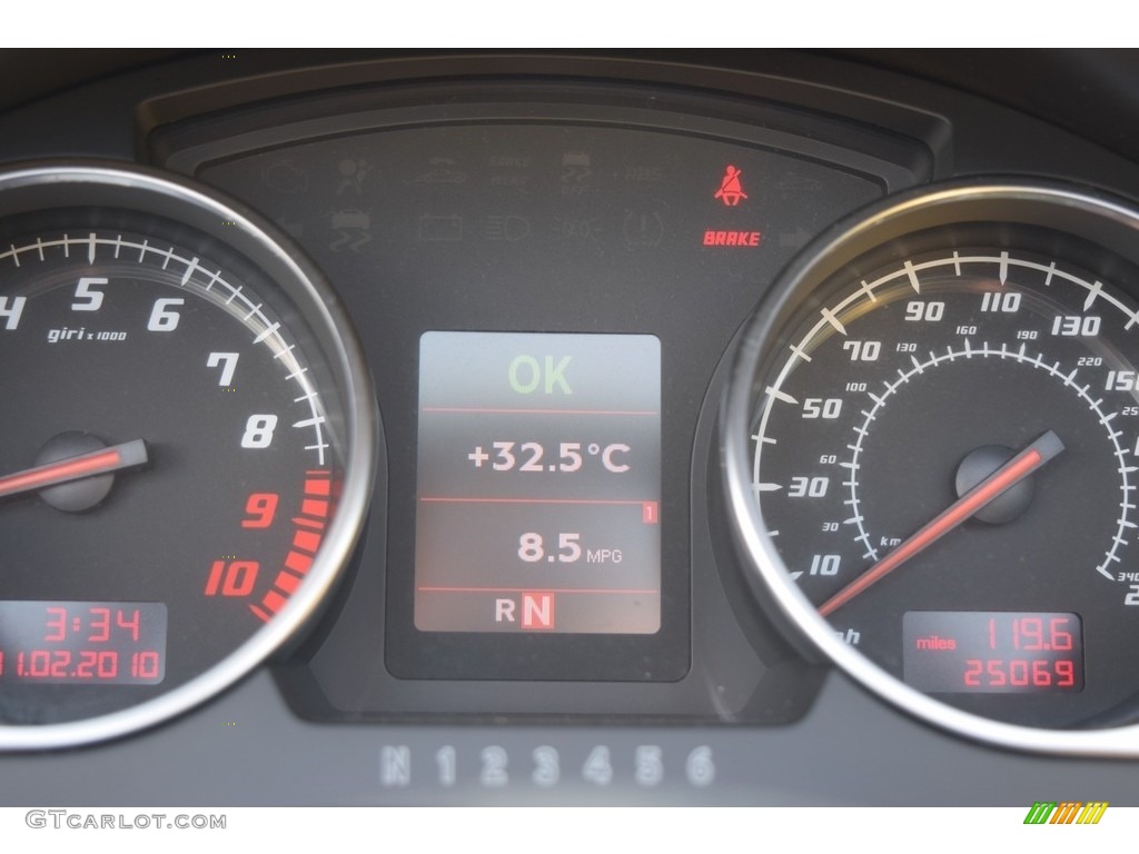 2013 Lamborghini Gallardo LP 550-2 Spyder Gauges Photo #114008182